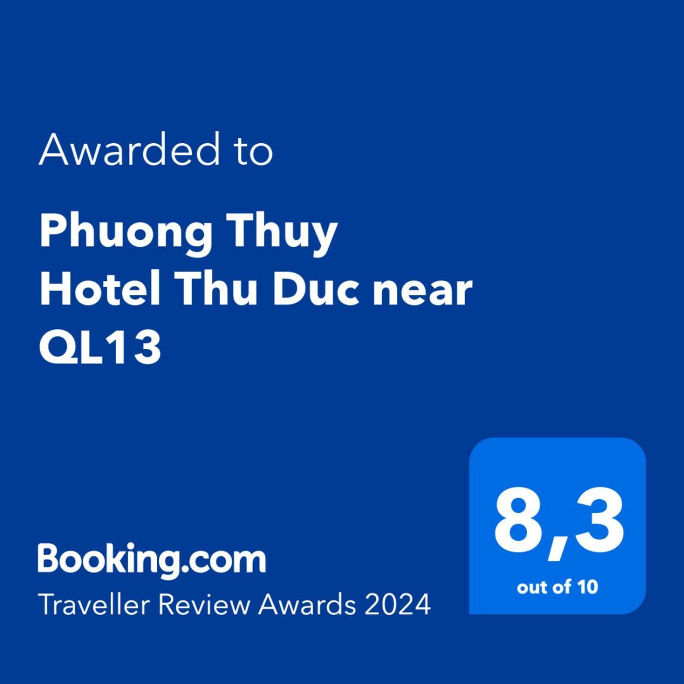 Phuong Thuy Hotel Thu Duc Near Ql13 Хошимин Экстерьер фото